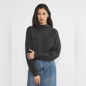 ARITZIA WILFRED Montpellier Sweater top Merino Wool Ribbed Turtleneck S SHRUNKEN